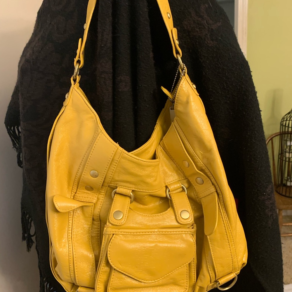 Steve Madden Mustard Yellow Large HoBo bag